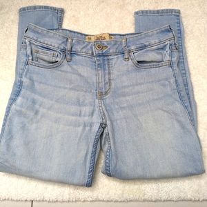 Women's Hollister jeans, super skinny 5R. Tag says W27/ L 32.